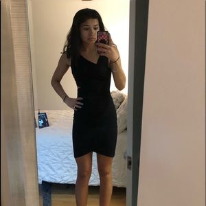 Black tight fit dress